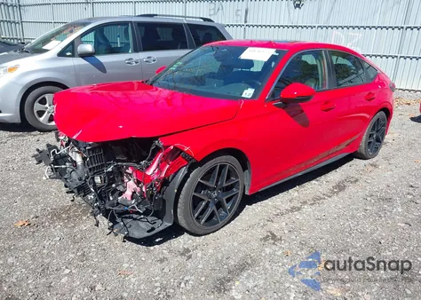 2022 Honda Civic Sport Touring z USA, uszkodzony, nr VIN 19XFL1H80NE015226